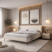 Cama Nissi - Couro