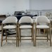 Conjunto de 3 Banquetas Jade - Pronta Entrega