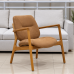 Poltrona Chicago com Puff - Pronta Entrega